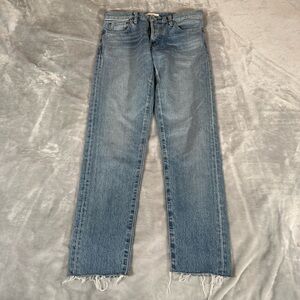 Classic Light Blue Women's Straight-Leg Jeans